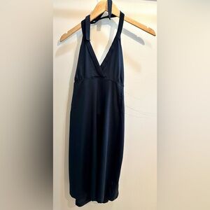 Title Nine Solid Dream Dress Halter Black Size L